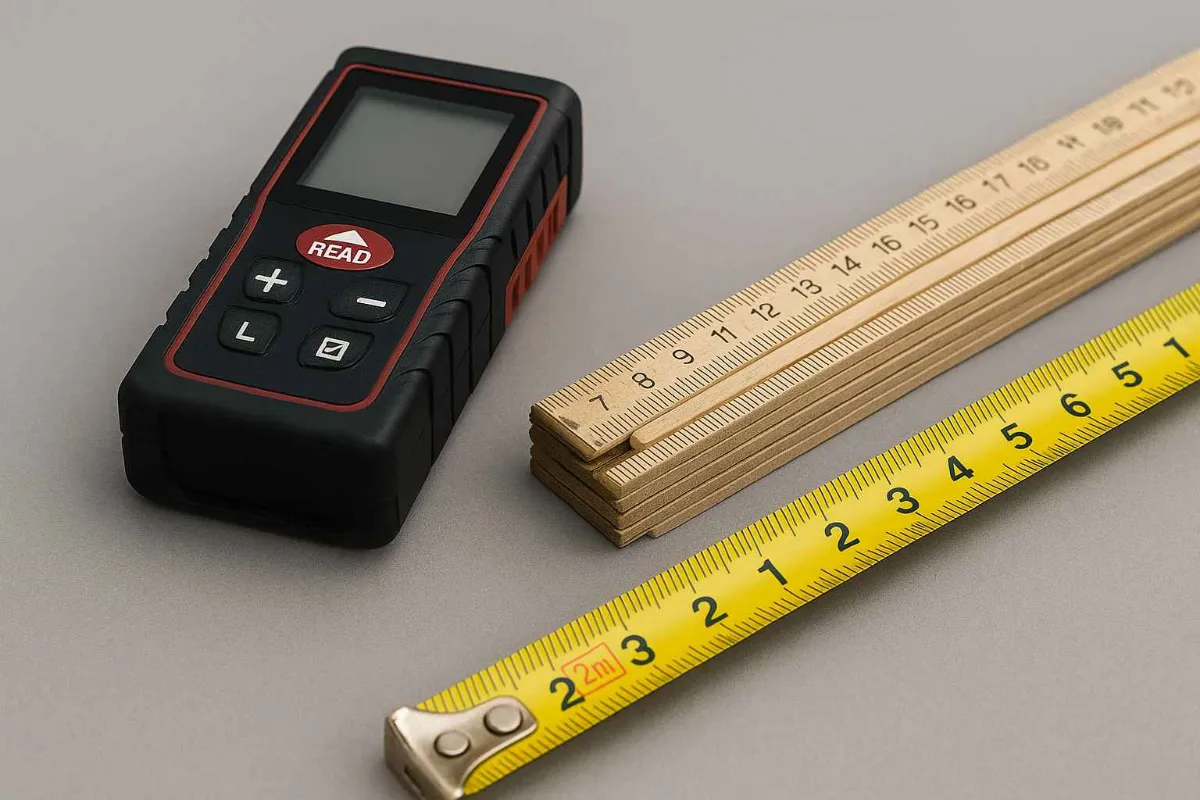 Aufmaß Laser Maßband